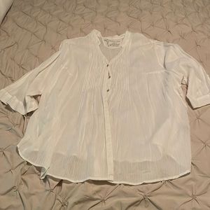 Avenue perfect pleat white top 30/32